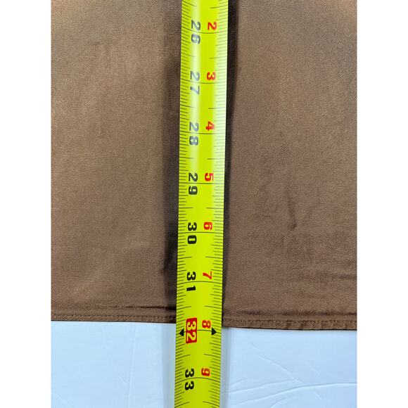 J.Crew New Gwyneth Midi Slip Skirt Viscose Charmeuse Desert Khaki Size Small - Picture 4 of 9